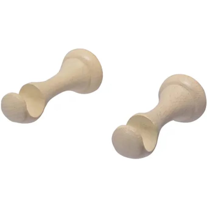 Decomode Gordijnroede Steunen Open Beuk 20mm 2 Stuks