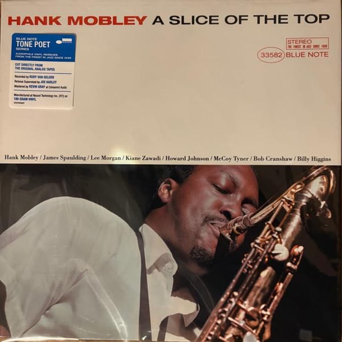 Hank Mobley - A Slice Of The Top (LP) (Tone Poet Series)