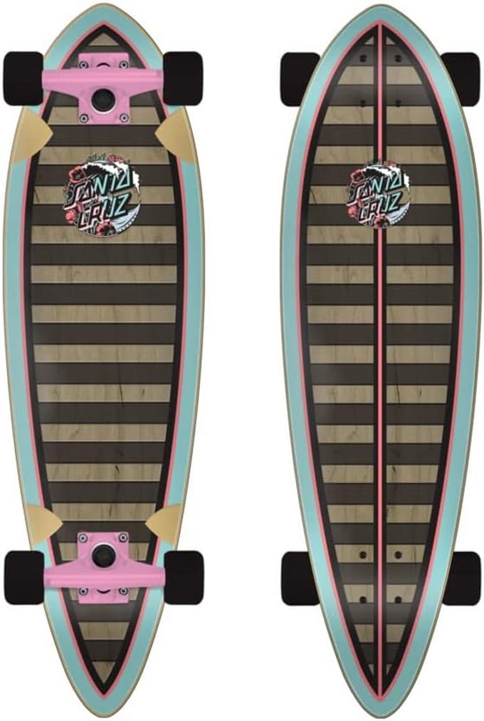 Compleet Longboard Pintail 9.2x33 Inch voor Cruisen en Carven