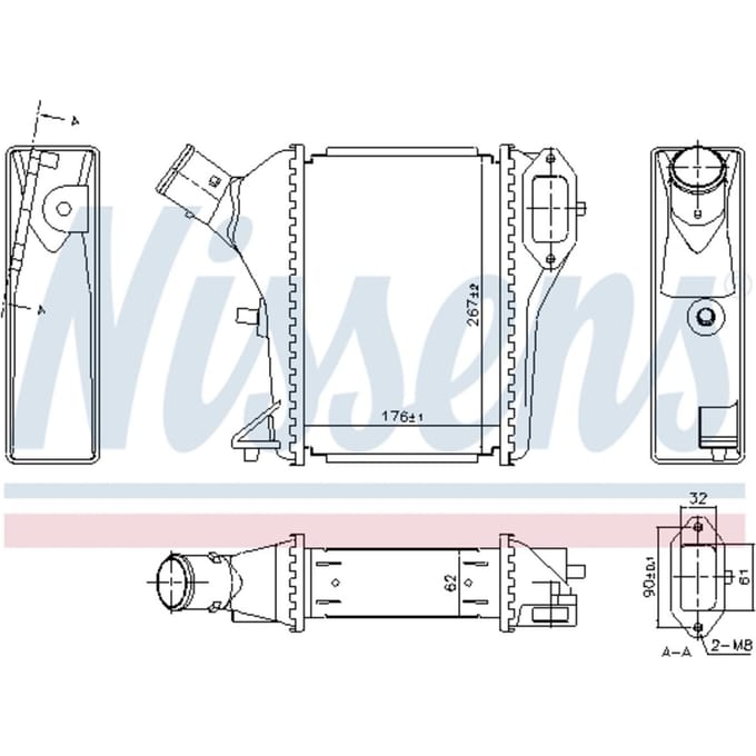 Intercooler NISSENS 961423