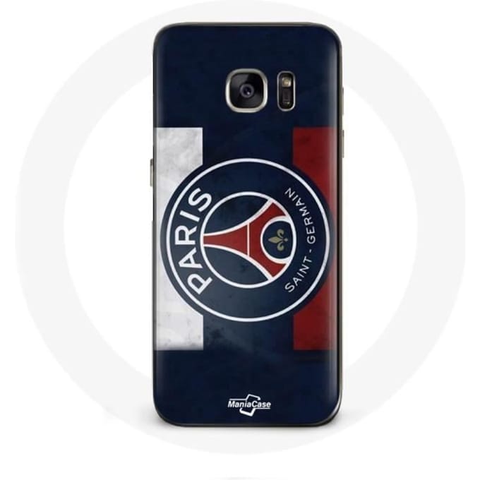 Coque - Paris Saint Germain - Samsung Galaxy S7 - Souple - Logo PSG - Protection