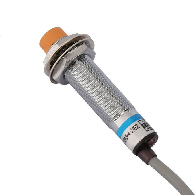 Vernikkeld Messing LJ12A34JEZ AC NO Inductieve Naderingsschakelaar Detectie 4mm