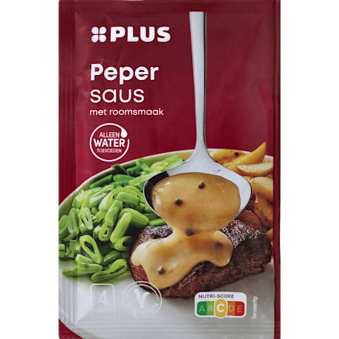 Droge mix voor peper-roomsaus