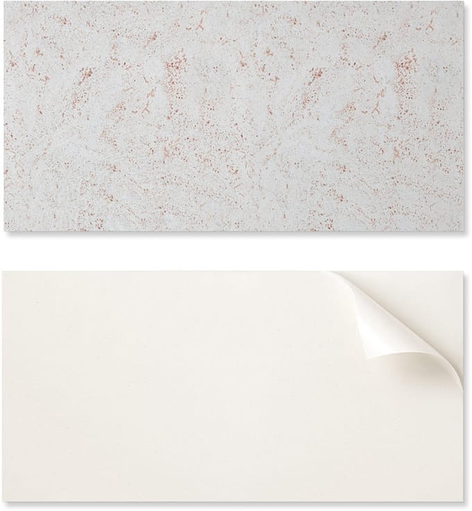 Vinyl wandtegels set met natuursteenpatroon 10x40x20 cm