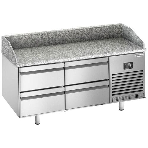 GGM Gastro Pizzakühltisch Premium PLUS - 1490x700mm - mit 4 Schubladen