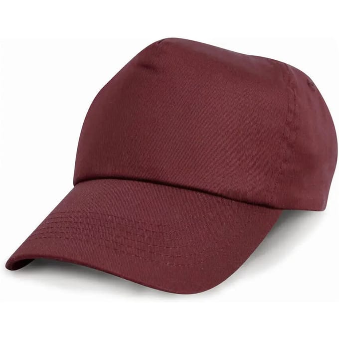 Result Junior Cotton Cap RH05J - Burgundy - One size