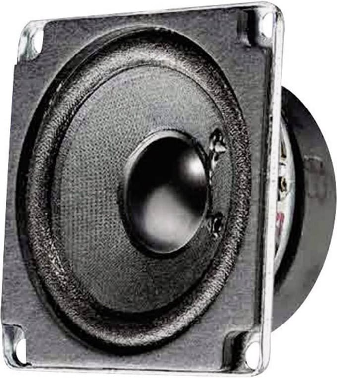 Breedbandspeaker 4W - 150-20000Hz (Zwart, Bekabeld)
