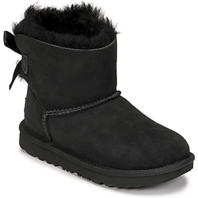 UGG K Mini Bailey Bow Ii Kinder Laarzen - Zwart - Maat 36