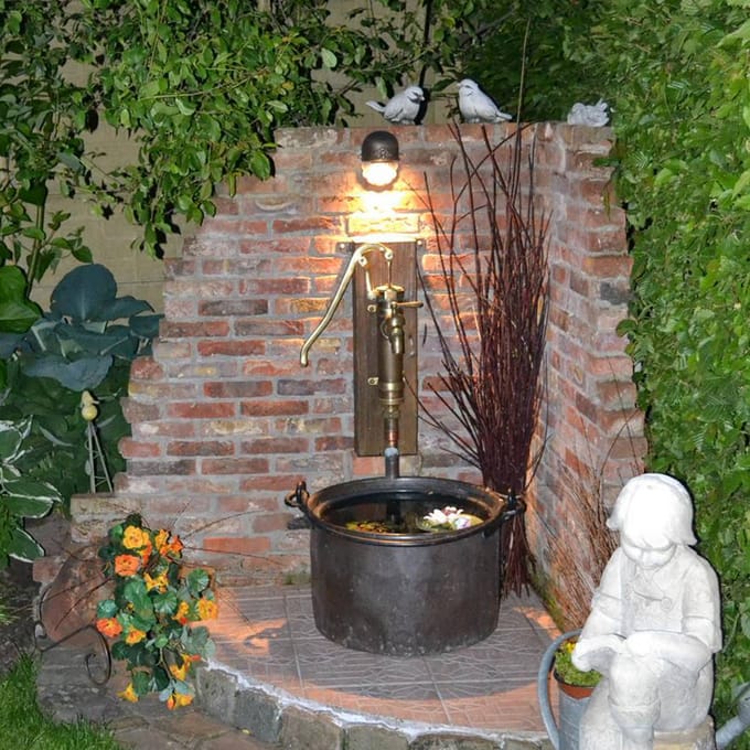 KS Verlichting wandlamp - Tramonto - GU10 - IP44 - Industrieel - Brons - Koper