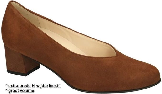 Hassia -Dames - bruin - pumps & hakschoenen - maat 39