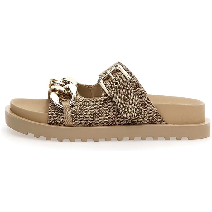 Guess Fatema Logo slippers voor dames, maat 4G
