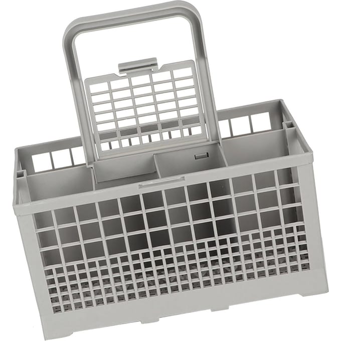 Universele bestekmand vervangende box voor multifunctionele vaatwassers wit