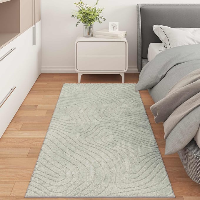 vidaXL - Binnen- - en - buitenkleed - PALMERAS - Groen - 80 - x - 200 - cm - Polyester