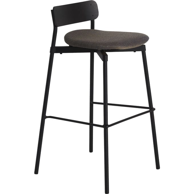 Petite Friture Fromme Houten Barkruk gestoffeerd - Stof