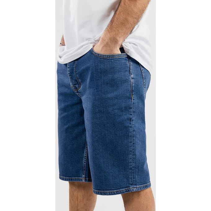 Homeboy X-tra BAGGY Denim Korte Broek blauw