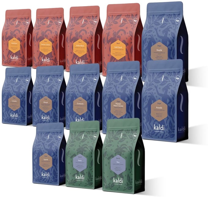 Kaldi Around the World proefpakket - 13 x 250 gram