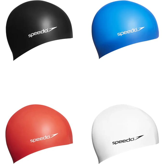 Speedo Plain Flat Silicone Badmuts Junior - geen keuze in kleur