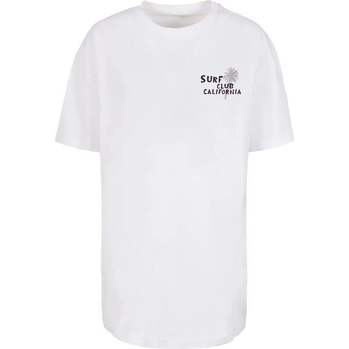 Dames-T-shirt oversized Merchcode Surf Club California