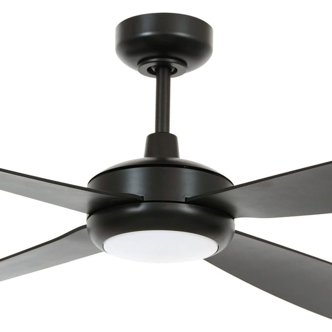 Beacon Lighting Plafondventilator met verlichting Slipstream, zwart, stil