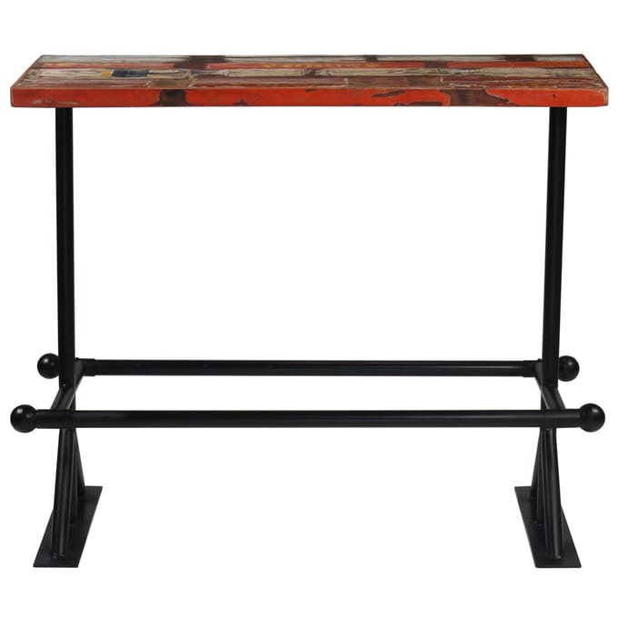 vidaXL - 5-delige - Barset - massief - gerecycled - hout - meerkleurig