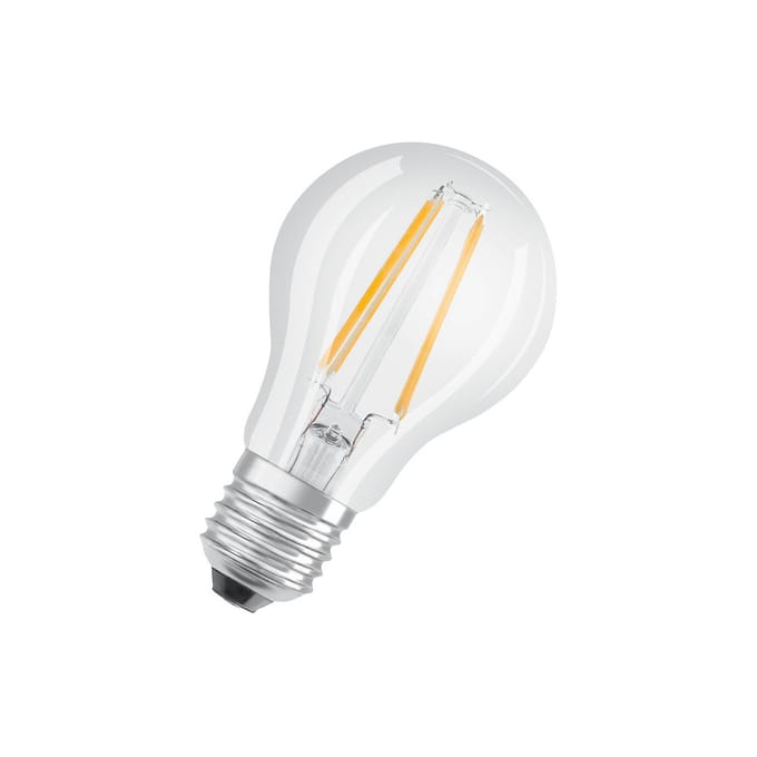 OSRAM LED filament lamp E27 6,5W 827 4-pack