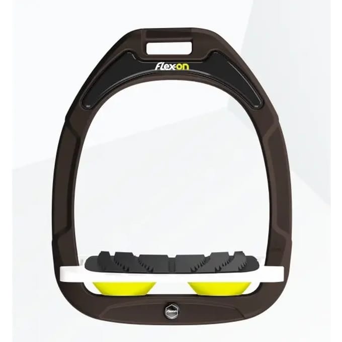 Ingelaste Steigbuizen Bruin/Wit/Geel Flex-On Green Composite