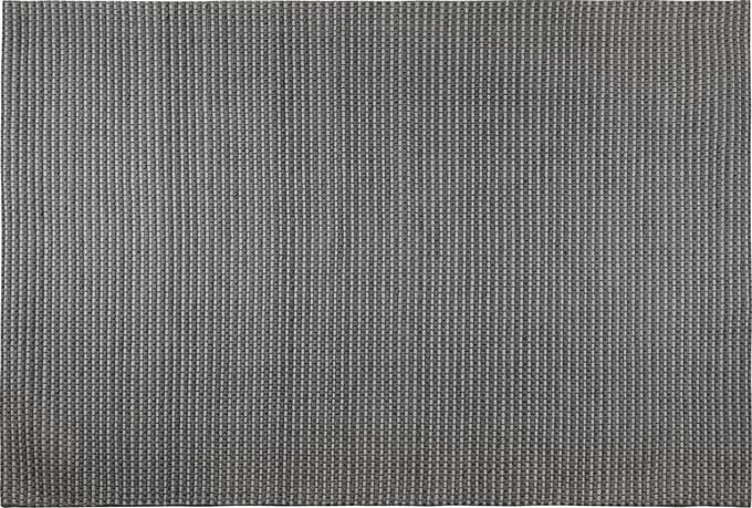KILIS - Laagpolig vloerkleed - Donkergrijs - 140 x 200 cm - Wol