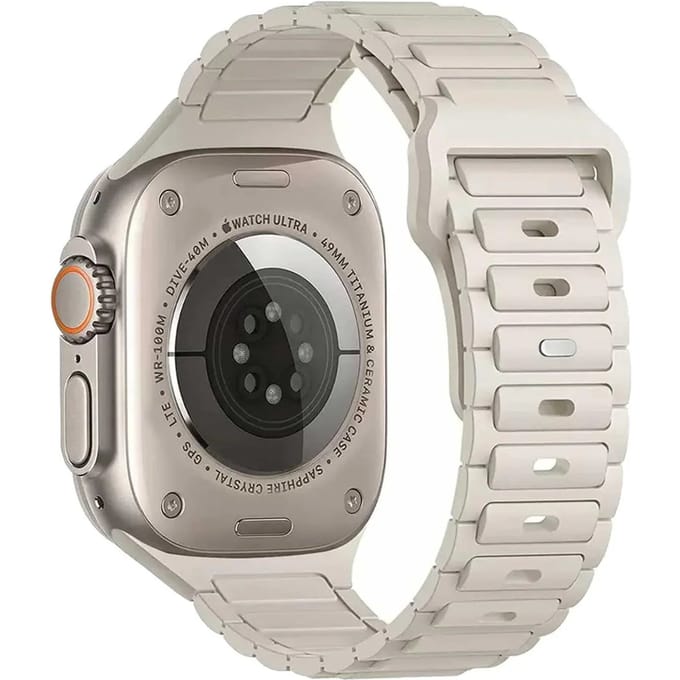 2+1 | Apple Watch Bandje Raveo - Siliconen - Sterrenlicht