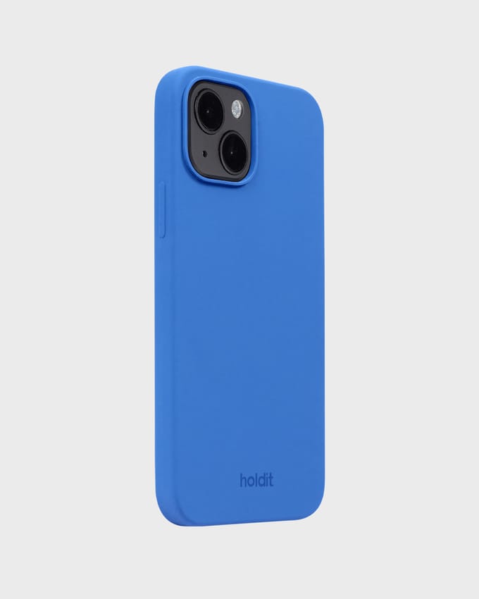 Phone Case Silicone Sky Blue iPhone 13