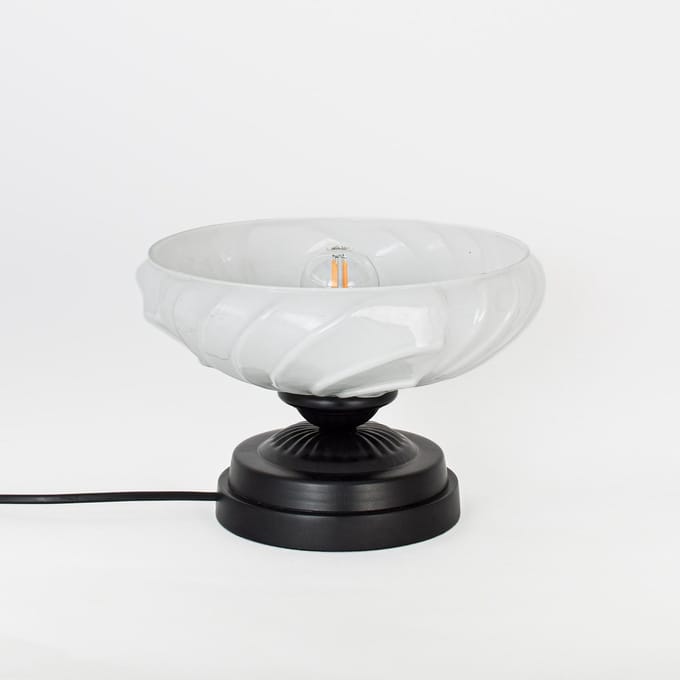 Lage Tafellamp Swingbowl Moonlight - Art Deco Trade