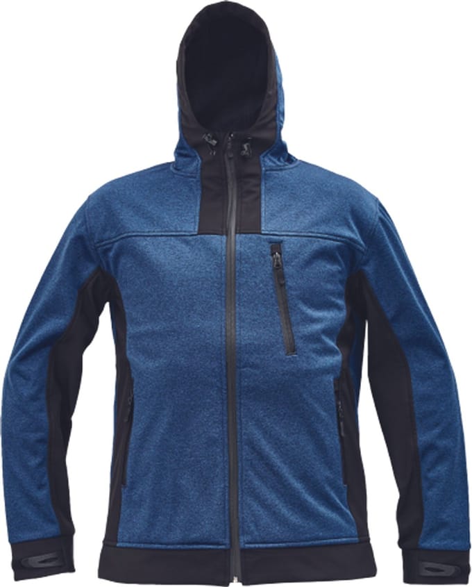 Cerva HUYER SOFTSHELL jas 03010582 - Koningsblauw - L