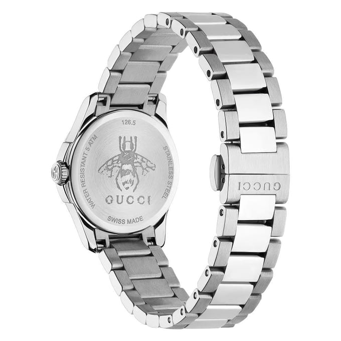 Gucci YA126573 G-Timeless zwarte wijzerplaat Unisex horloge