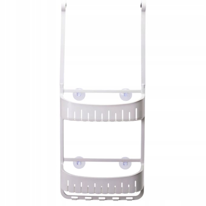 Koopman Serie - Hangende Doucheplank - 69x29x10 cm - Grijs - Kunststof