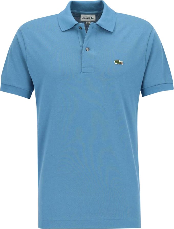 Lacoste Classic Fit polo - bodemloos middenblauw