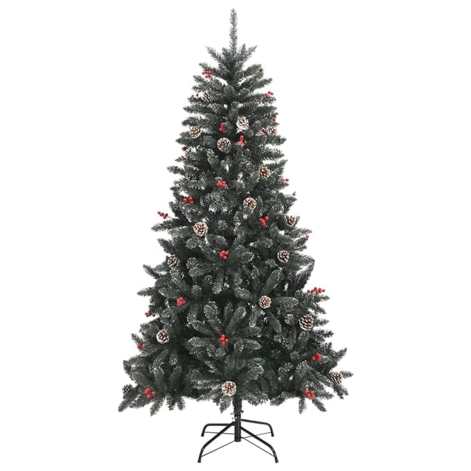 vidaXL - Kunstkerstboom - met - standaard - 180 - cm - PVC - groen