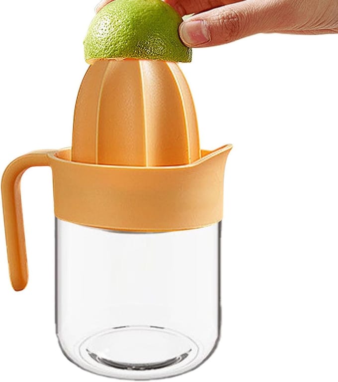 Citruspers - Fruitpers - Verse sap maken - Spatvrije extractie - 450 ml - Transparant