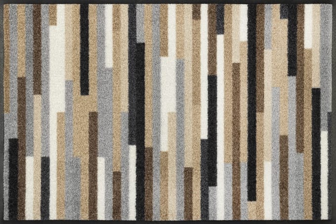 Mikado Stripes nature- Kleen-Tex - 50 x 75 cm