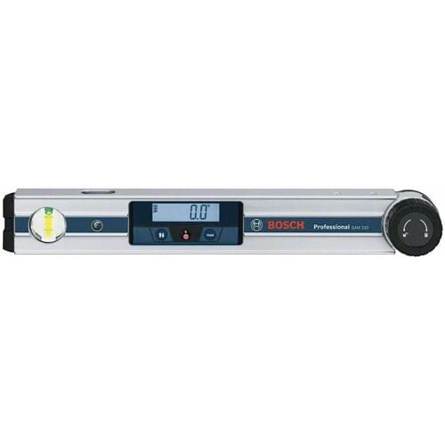 Bosch Professional Winkelmesser GAM 220 Schenkel 40cm 4xAA-B.+Tasche 0601076500 Hoekmeter 220 °
