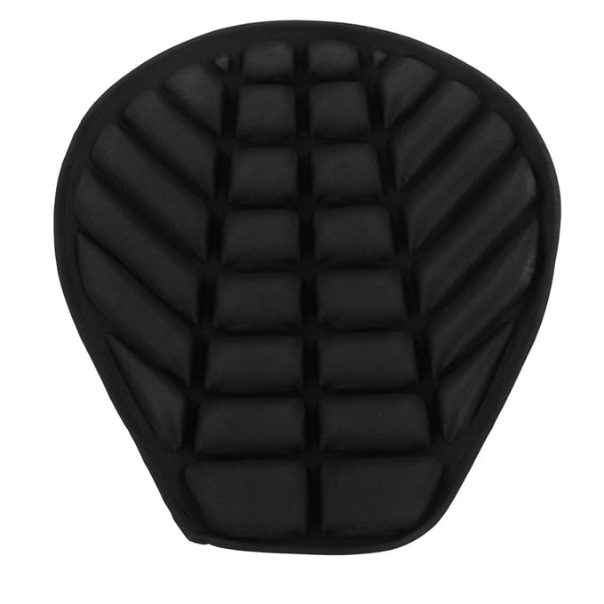 Motorzadelkussen Schokabsorptie Afkoeling Ademend Drukverlichting 3D Comfortabel Kussen black