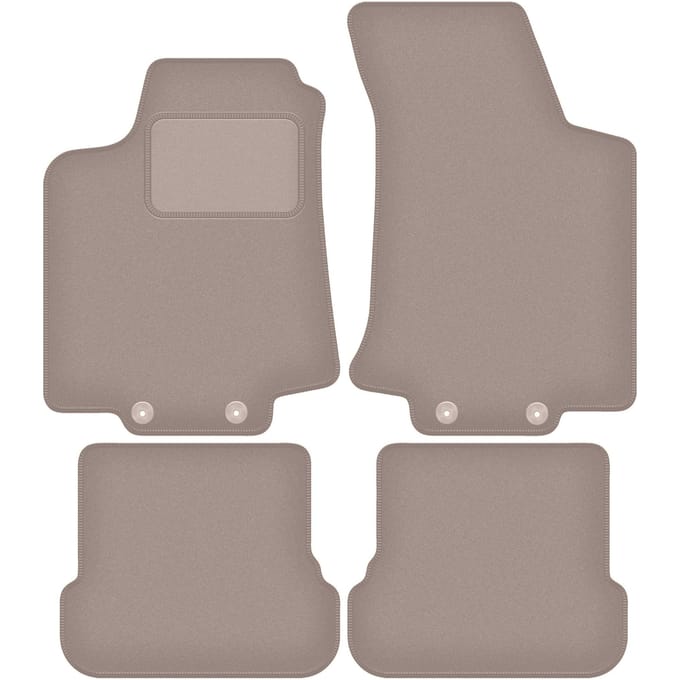 Beige velours vloermatten voor: Volkswagen Golf IV cabrio (1998-2002)