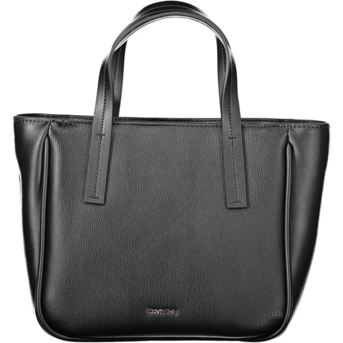 Calvin Klein Zwarte Polyethyleen Dameshandtas