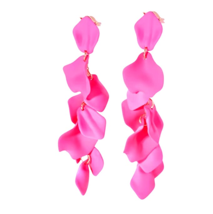 Oorbellen- Cyril -zuurstok roze-lang-Charme Bijoux