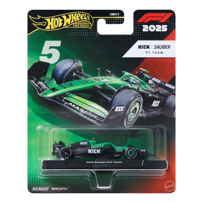 Hot Wheels Premium Formula 1 Sauber Team - Gabriel Bortoleto