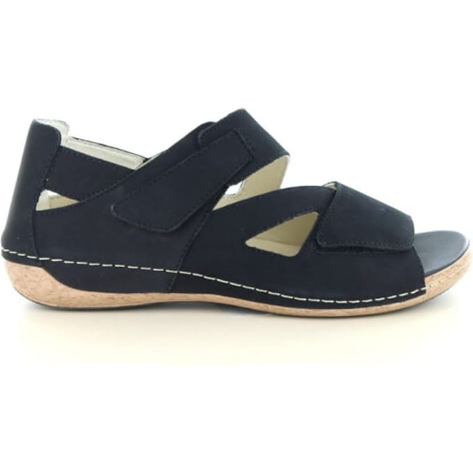 Dames Sandalen Waldlaufer Heliett Schwarz Zwart - Maat 5