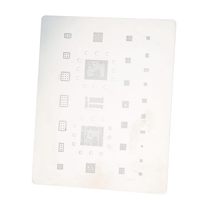 Telefoon CPU BGA Reballing Stencil Reball Rework Sjabloon Scherm voor Samsung C7010 J610 white