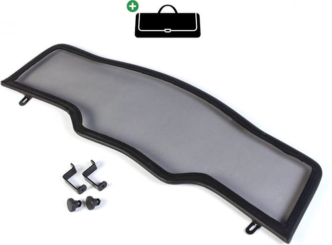 Windscherm BMW Z4 Roadster E85 | 2002-2008 | incl. luxe opbergtas | Zwart