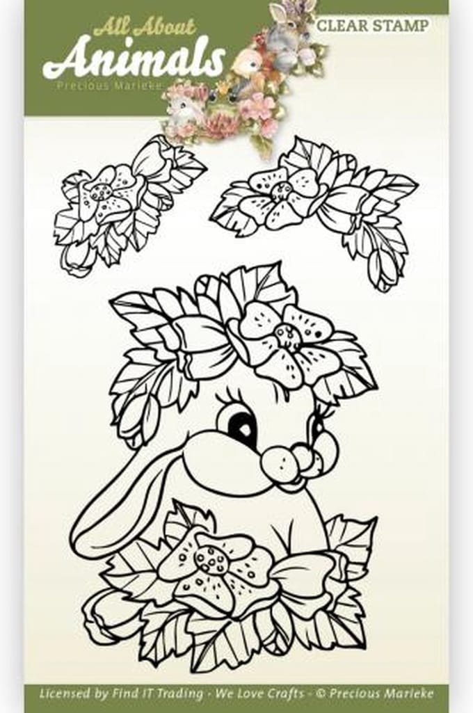 Clear Stamps - Precious Marieke - All About Animals - Bunny