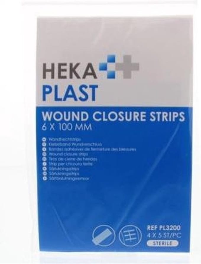 Wondhechtingstrips - Wondhechtstrips - Hechtstrips - 6 x 100mm - 20 stuks (4 vellen met 5 strips)