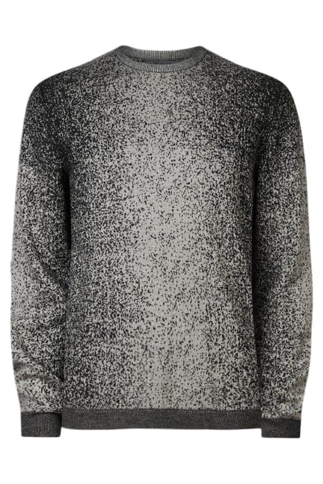 John Varvatos Tyrrell Regular Fit Ls Crewneck With Dou Black Taglia: S | Maglioni a maglia Outlet | Uomo | Nero