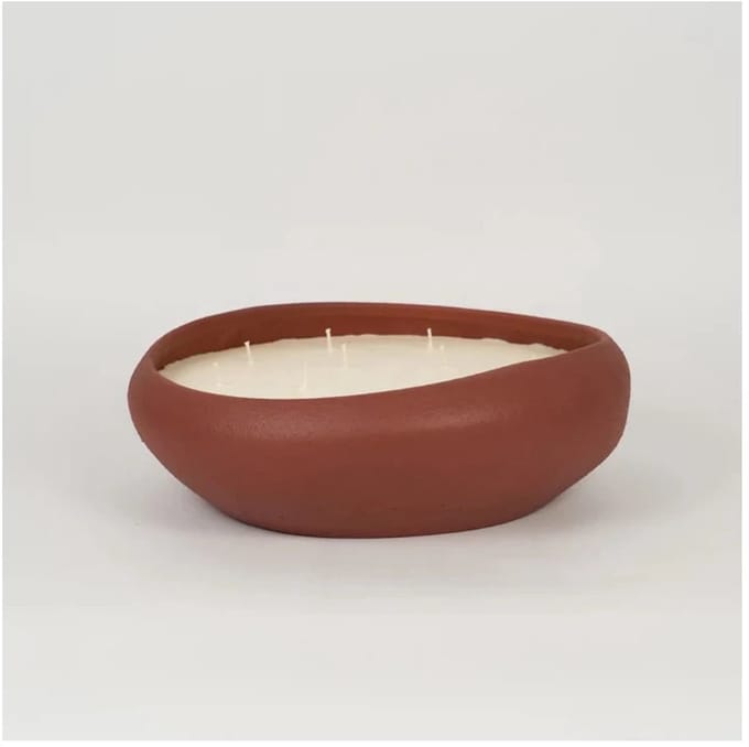 Mon Dada Doteki large indoor geurkaars burgundy - down to earth